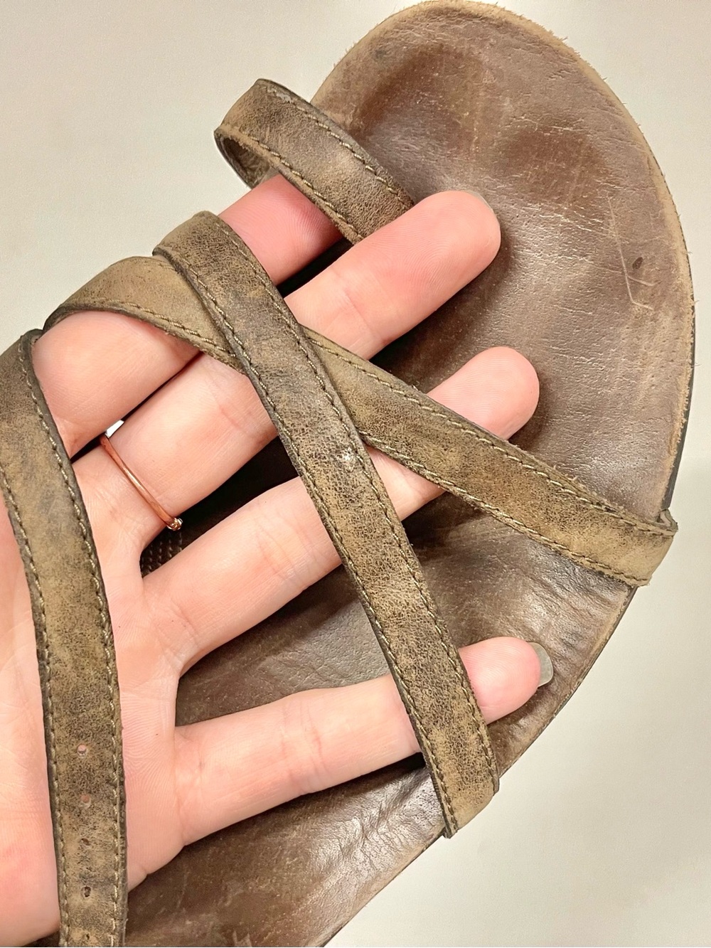 Chaco Women’s Leather Strappy Sandals Brown Adjustable Buckle Hiking Outdoor - Picture 6 of 10